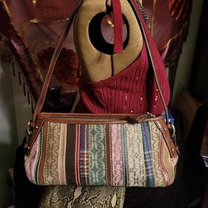 **SOLD**🗝🗝 👜 VINTAGE FOSSIL SHOULDER BAG PURSE